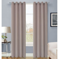 Panneau Anneaux Taupe Rouge 52X96 Thermal Noise Light Reduction Media 1 of 1