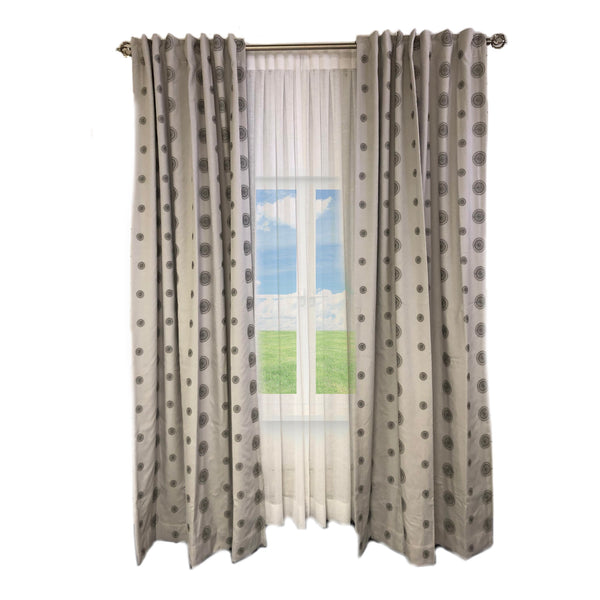 Embroidered Curtains, Lined thermal, Drapery King Toronto