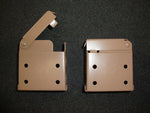 Horizontal Blind Brackets, for High Profile Head Rail, in White Metal