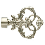 UFN4 Brushed Nickel for 1 1/8 rd Finial (Set of 2)