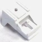 Slide-In Snap in Brackets For Bendable Aluminum Velcro Track