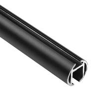 Channel Rod 96 Inch MANUAL CURTAIN Rod (1 3/8") 35mm 7 Colors "Rod" (Solid)