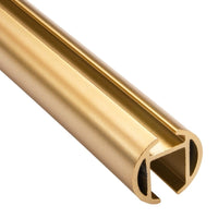 Channel Rod 96 Inch MANUAL CURTAIN Rod (1 3/8") 35mm 7 Colors "Rod" (Solid)